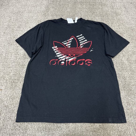 Adidas T-Shirt Black Short Sleeve Men’s Size Small - Picture 1 of 12